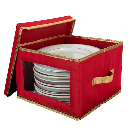 Simplify Holiday Dinner Plate Storage Box